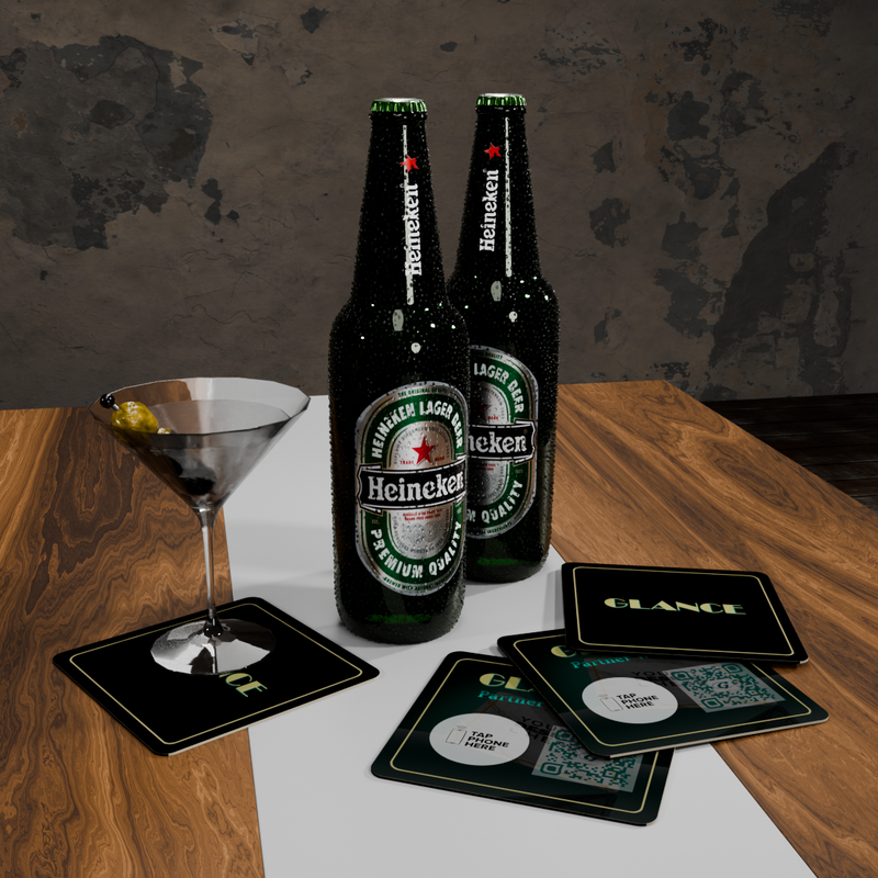 NFC Integrated Coaster (Access With One-Tap)