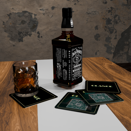 GLANCE Signature (Premium QR Coaster)